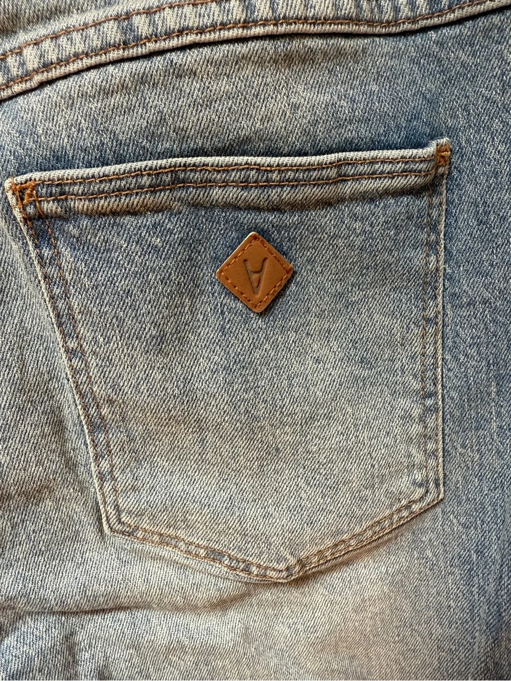 Abrand Light Blue High-Rise Denim Cutoff Shorts